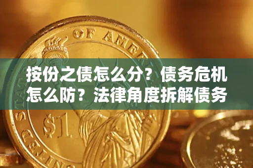 武汉按份之债怎么分？债务危机怎么防？法律角度拆解债务分配与风险自保指南