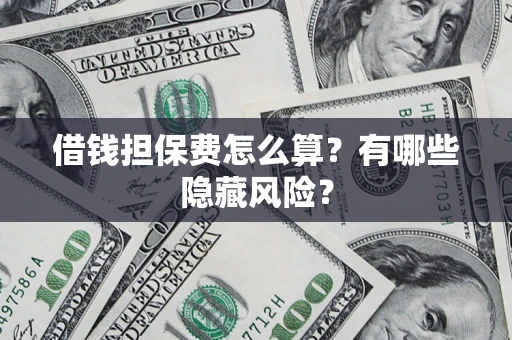 武汉借钱担保费怎么算？有哪些隐藏风险？