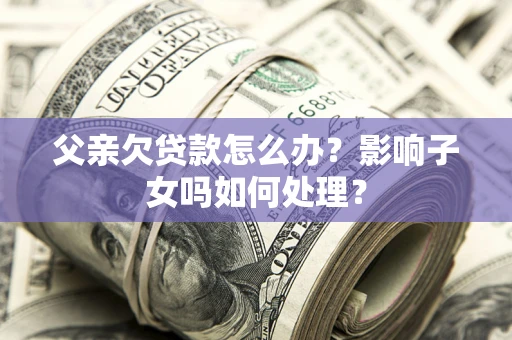 武汉父亲欠贷款怎么办？影响子女吗如何处理？