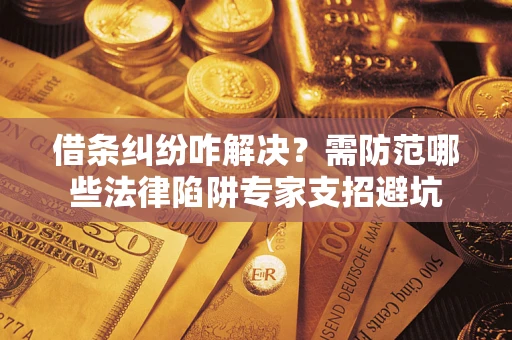 武汉借条纠纷咋解决？需防范哪些法律陷阱专家支招避坑