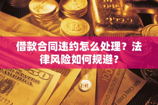 武汉借款合同违约怎么处理？法律风险如何规避？