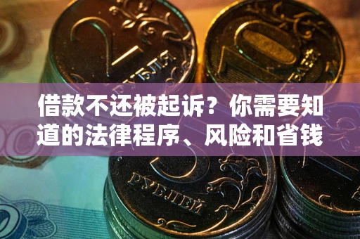 武汉借款不还被起诉？你需要知道的法律程序、风险和省钱技巧