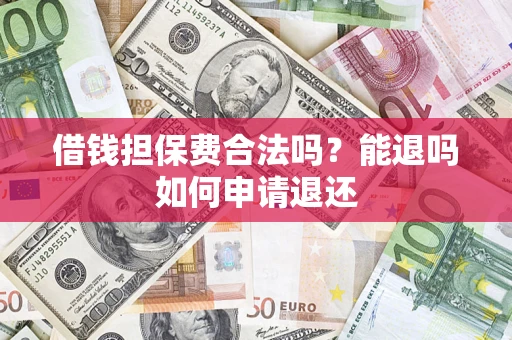 武汉借钱担保费合法吗？能退吗如何申请退还