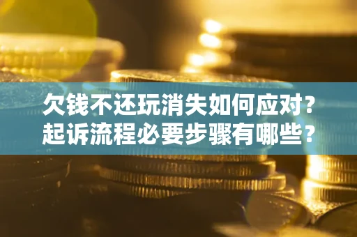 武汉欠钱不还玩消失如何应对？起诉流程必要步骤有哪些？